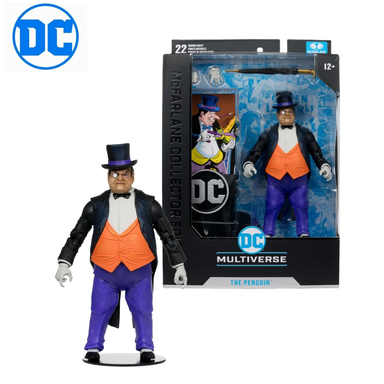 18cm Mcfarlane Toys The Penguin Dc Classic Multiverse Action Figure Model Action Collector Edition Doll Kids Birthday Gift