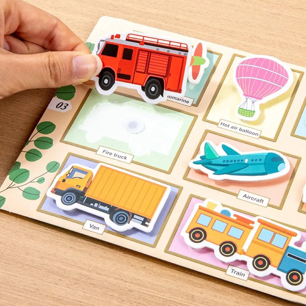 متعدد الألوان مونتيسوري مشغول رقم الكتاب الأبجدية الكرتون الحيوان الطفل التنوير كتاب مطابقة لعبة لا قطع المطلوبة #3