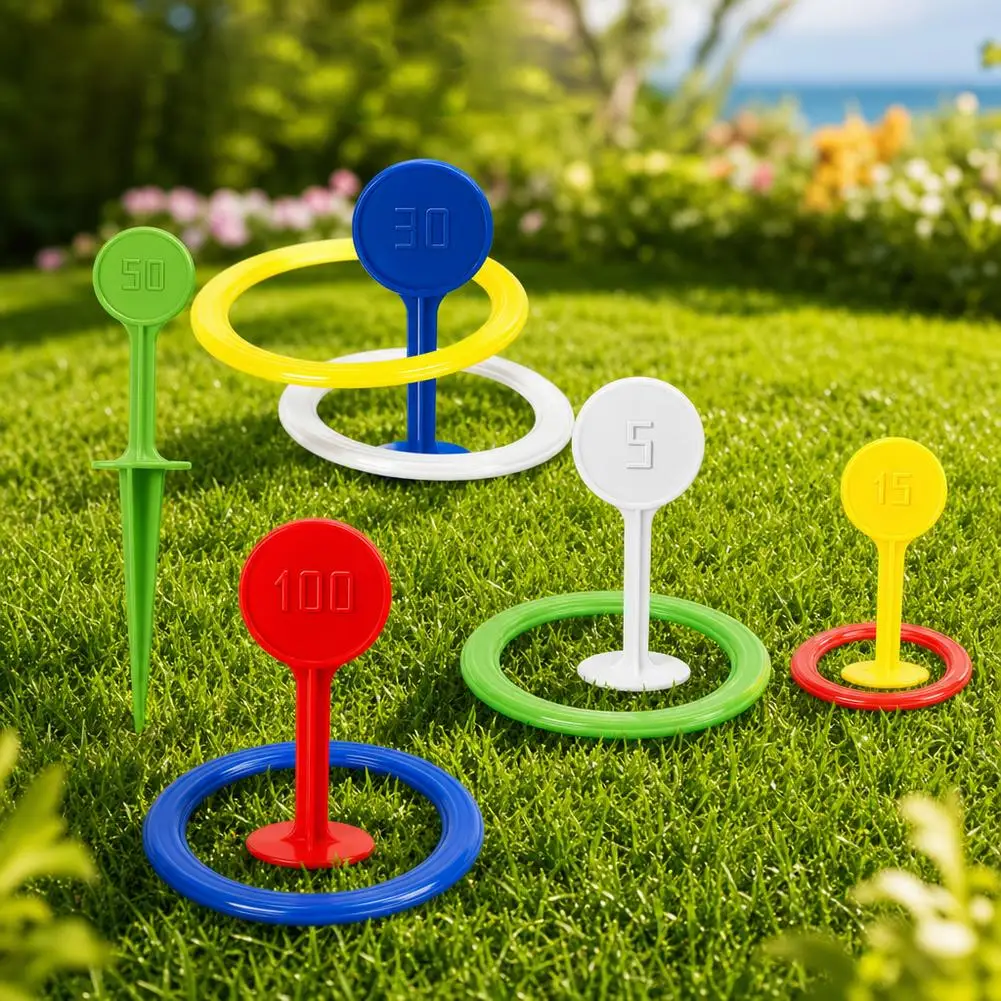 Kids Plastic Ring Toss Game Se - Kids Outdoor Yard Toys recension och pris