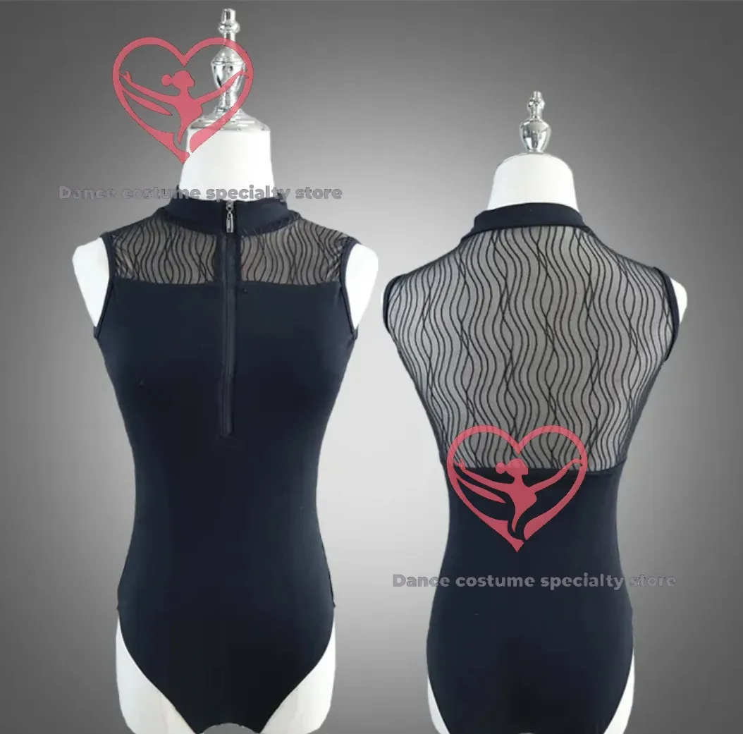 

Новый сексуальный балетный гимнастический купальник для женщин, изготовлен из хлопка, спандекса и нейлона, настраиваемый для тренировок для взрослых