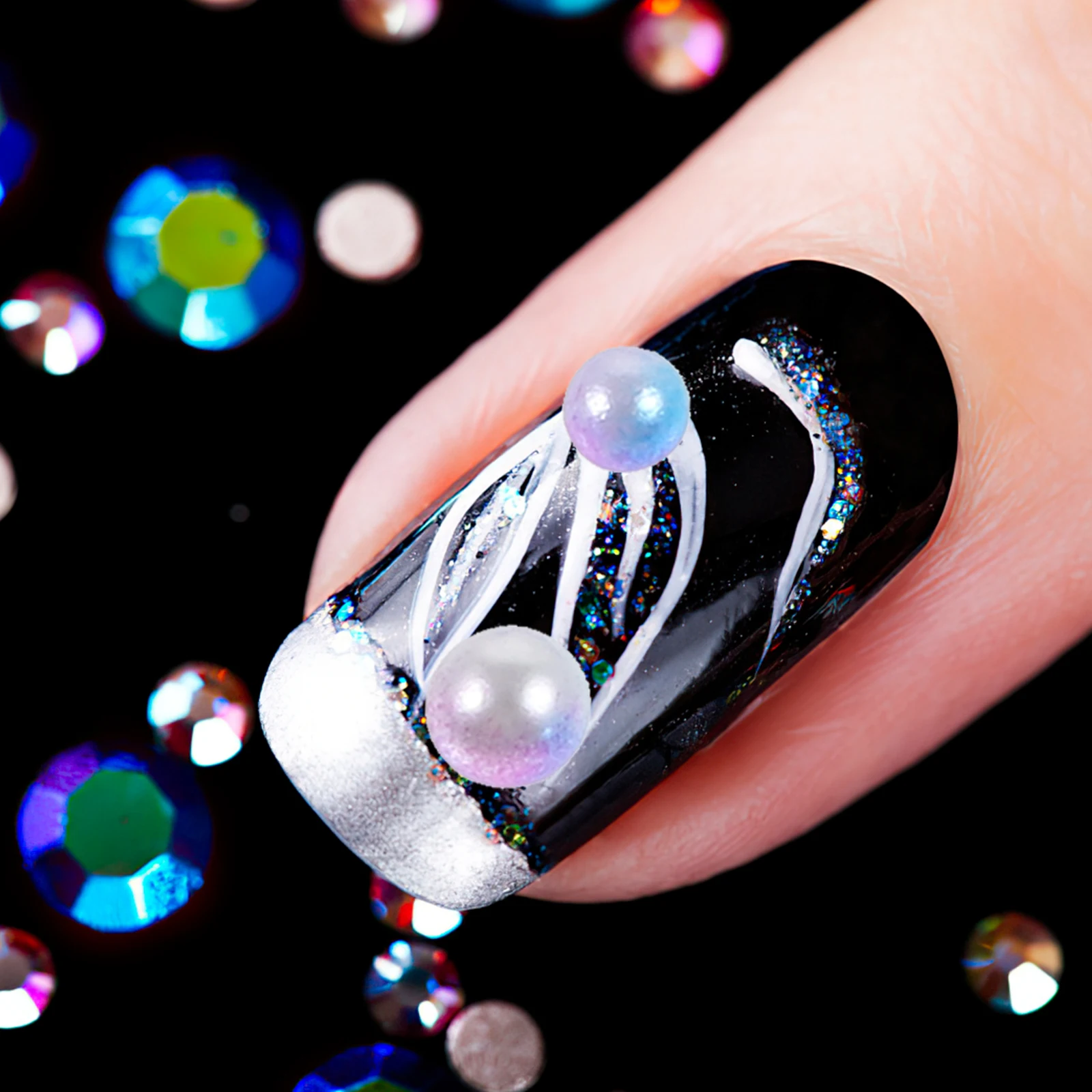 

2 Sets Decoration 24 Nail Tools Colors Nail Art Decoration Manicure Tools Craft Supplies Home Phone Case Body Art