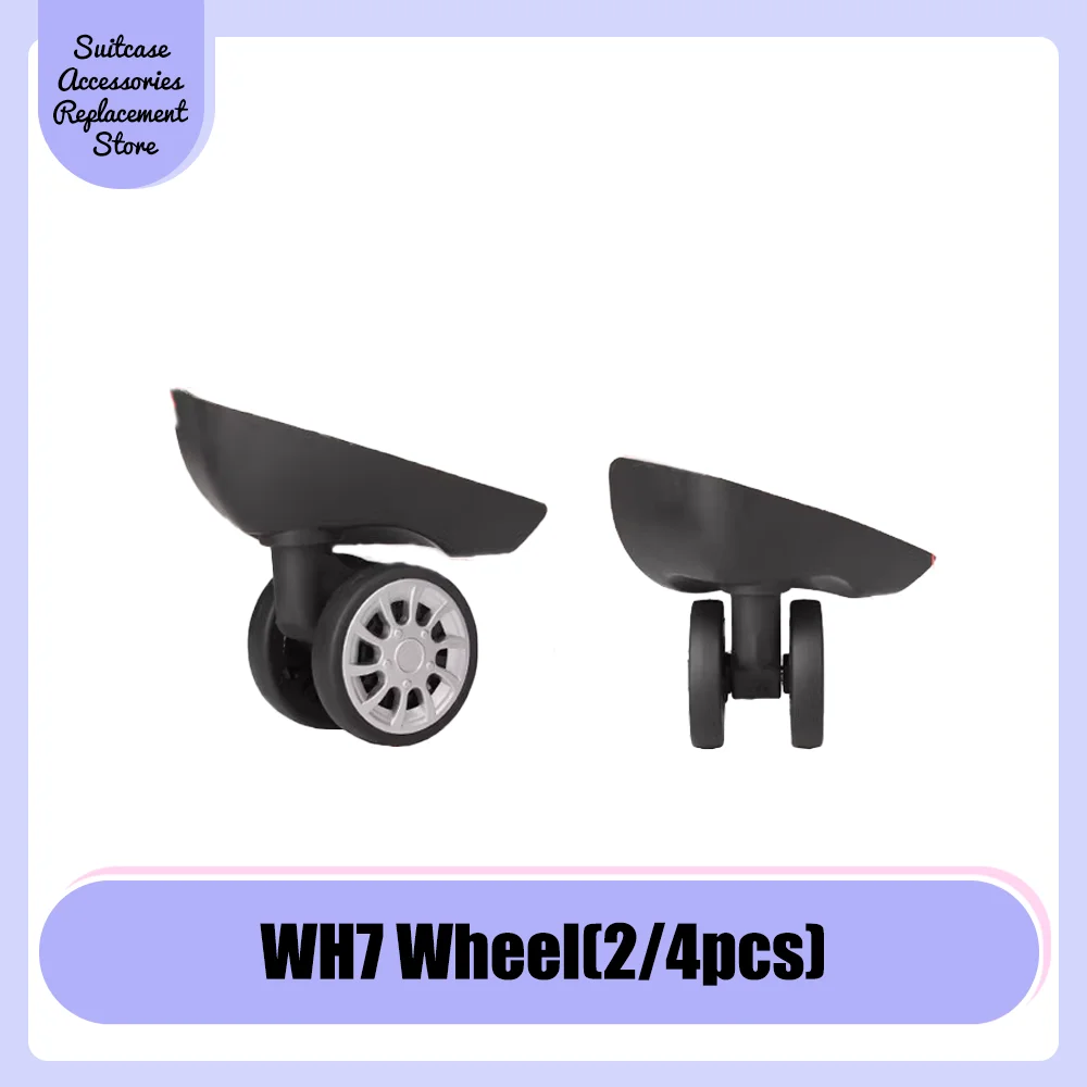 

WH7 Universal Wheel Replacement Suitcase Smooth Silent Shock Absorbing Durable Convenient Wheel Accessories Caster Wheels