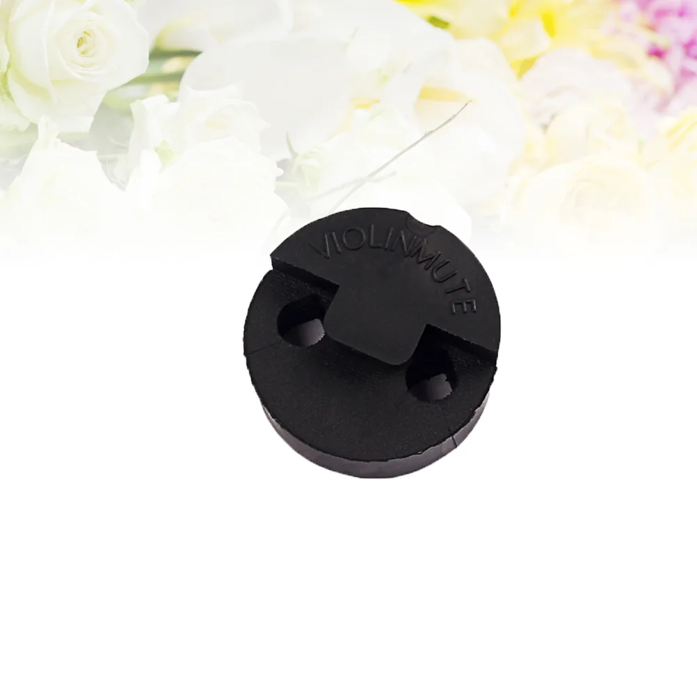 

Violin Accessories Fiddle Mute Round Cell Phone Practice Fittings Miss