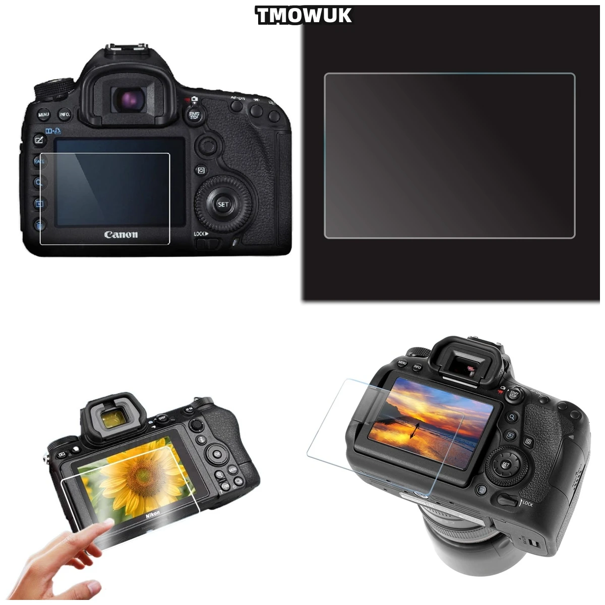 

For Nikon D7500 3D Full Coverage Protector - 9H Tempered Glass With Anti-Glare And Anti-Scratch Dual Coating