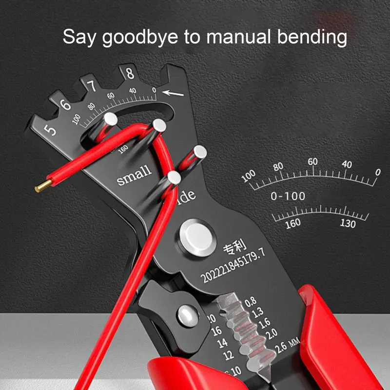 Crimping Pliers Electrician Wire Stripping Pliers MultiFunctional Wire Terminal Crimping Tool Wire Folding Plier Home Acessories