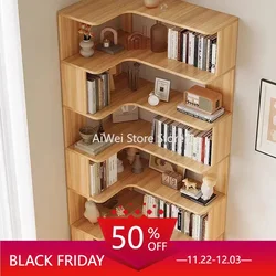 Bookcase Book Rack Bookshelf Booksellers Shelves Wall Mainstays Magazine Living Room Display Magazine Racks Nordic Furniture