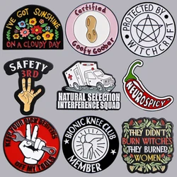 Ambulance Enamel Pins Funny Quotes Women's Brooches Men Lapel Pins Badge Costume Accessories Nurse Doctor Jewelry Gifts