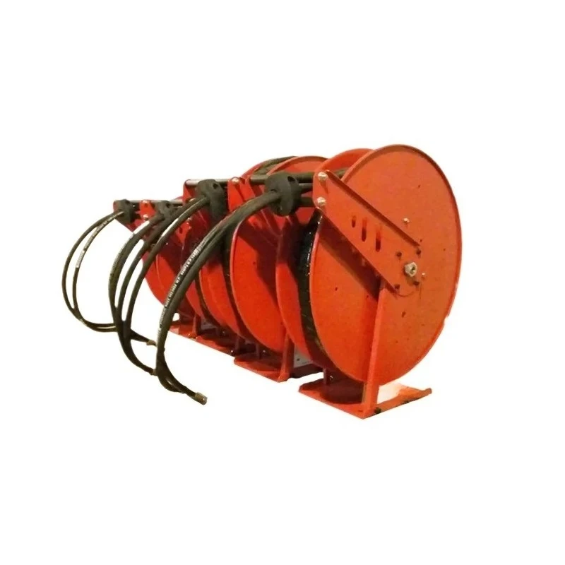 Hydraulic Reel Double Pipe High Pressure Water Pipe Storage Industrial Grade Flushing Reel