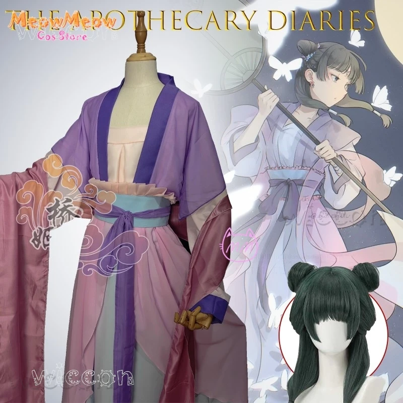 

Halloween The Apothecary Diaries Moon Spirit Cat Cosplay Outfit Chinese Ancient Costume Character Wear Adult Anime Cosplay Outfi