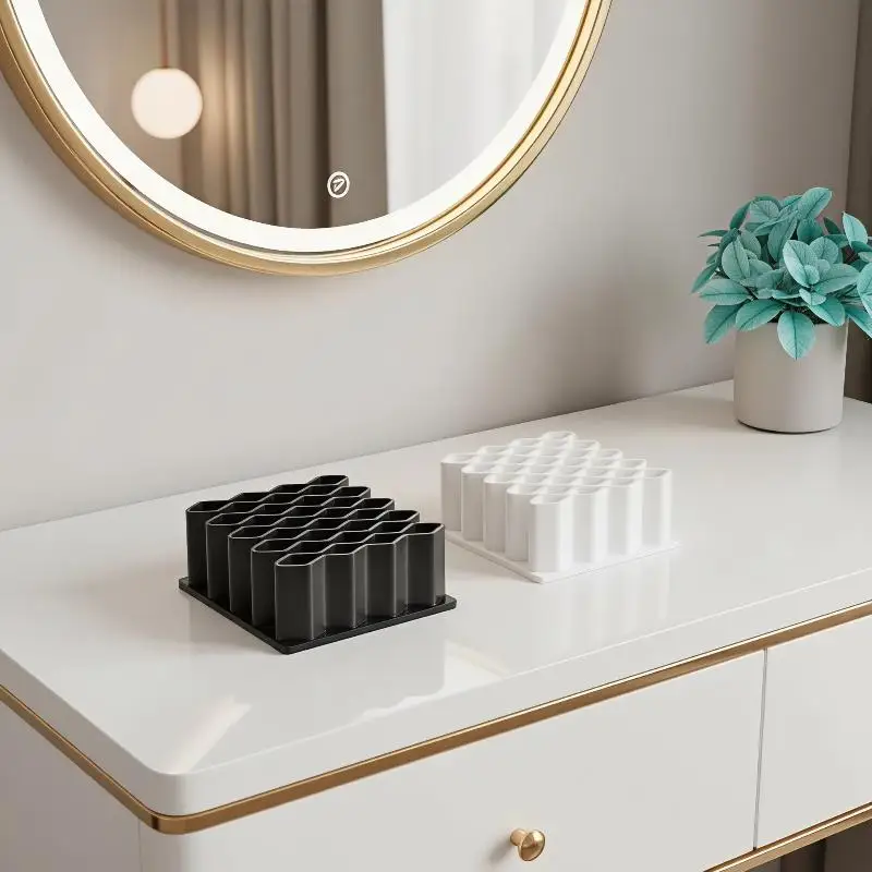 Ointment Desktop Storage Rack 32 Grids Space Saving Holder for Pharmacy Clinic Ointment Skincare Products Sorting