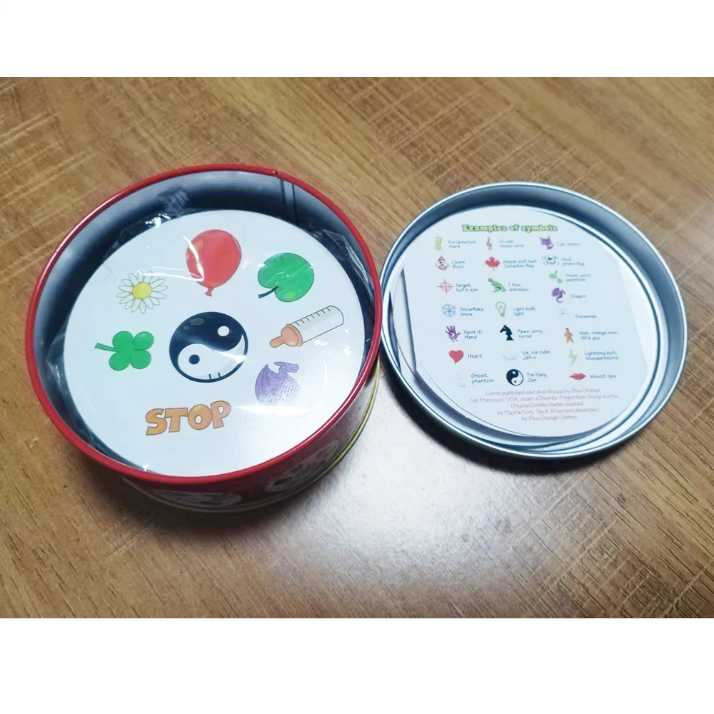 

Настольная игра в металлической коробке, интерактивная игра для родителей и детей, карточная игра для семьи и друзей, праздничные игры, подарки на Хэллоуин и Рождество