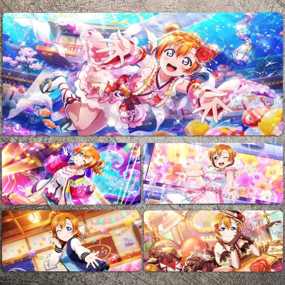 Kosaka Honoka Anime Lovelive Mousepad Non-slip Suitable For Office Computers Laptops E-sports Game Desk Mats XXL Keyboard