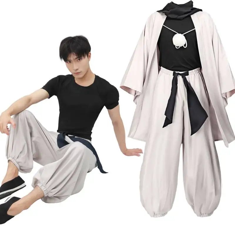 

DAZCOS Toji Fushiguro Cosplay Costume Men's JJK Cosplay Costume US Size Stretchy Clothing Pants Outfit Halloween Uniform