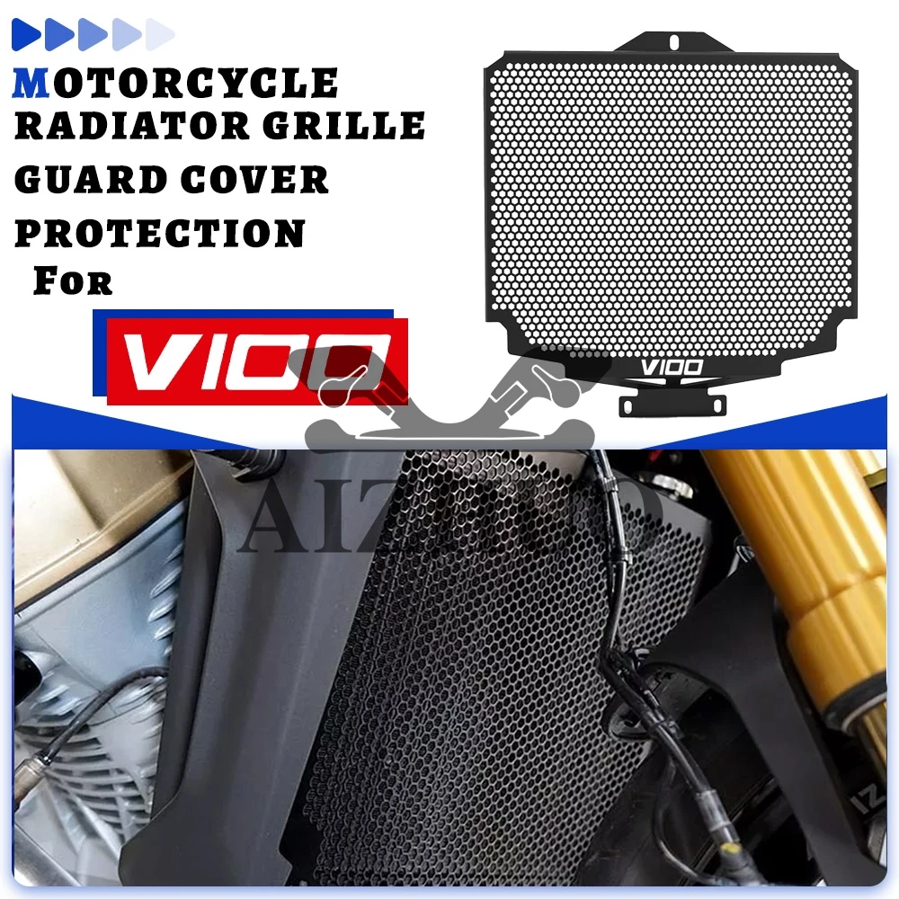 

Для MOTO-GUZZI V 100 V100 Mandello/S 2023 2024 1000 Stelvio 2024-2026 решетка радиатора, защита мотоцикла