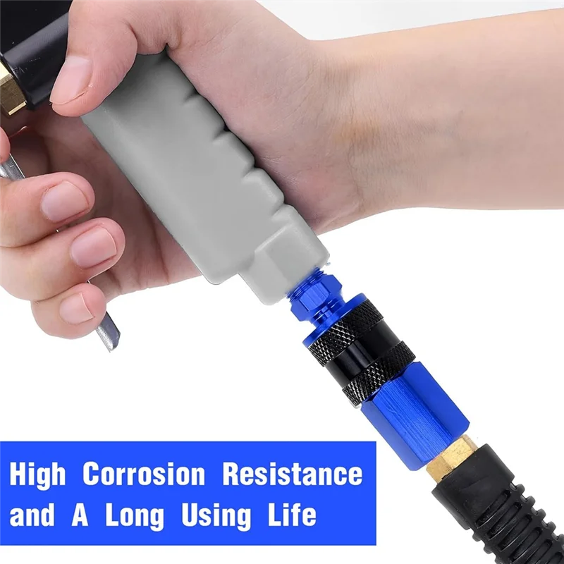 A80X-35 個エアホース継手 1/4 インチ NPT アルミエアカプラーとプラグキットエアツール継手ヘビーデューティエア継手