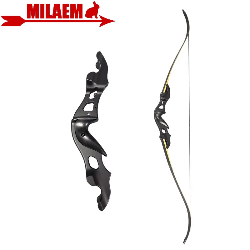 

58inch Archery Recurve Bow 20-55lbs Takerown Hunting Bow Metal Bow Riser RH Target Shooting Hunting Accessories