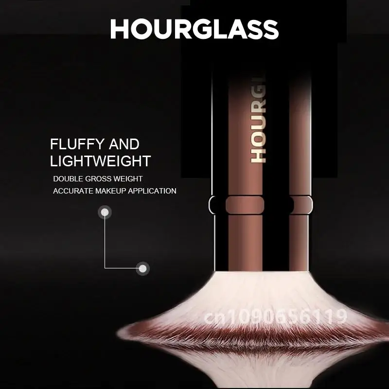 Hourglass No.15 Makeup Brush Telescopic double head concealer+loose powder brush Soft fiber fashionable design Single side brush