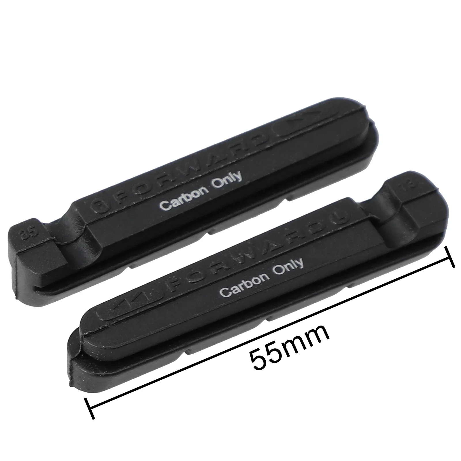 1 pair Carbon Rim Wheels Brake Pads-Braided Composite For 105/Ultagra/R55c4 Carbon Fiber Rim Replacement Cork Brake Pad Parts NE