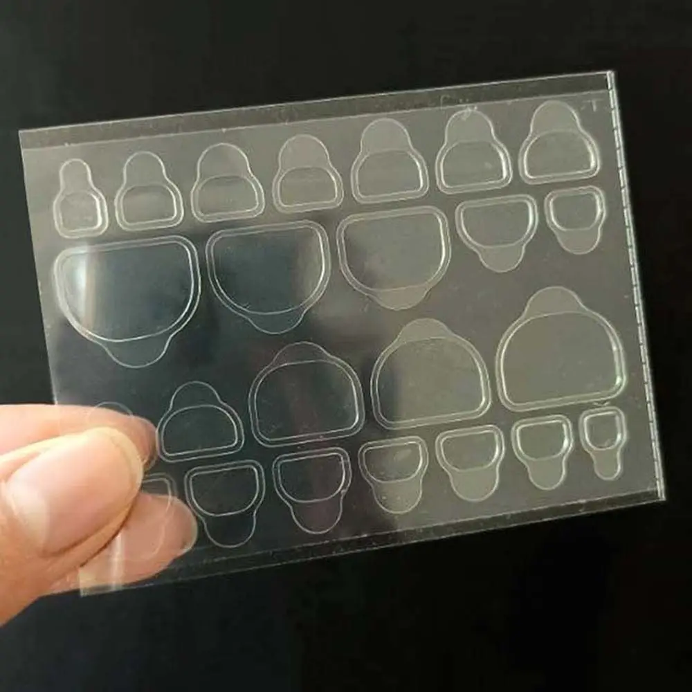 Transparent For Press On Nails Adhesive Tabs Double-Sided Tapes Fake Nail Tips Toenails Jelly Tape False Nail Stickers