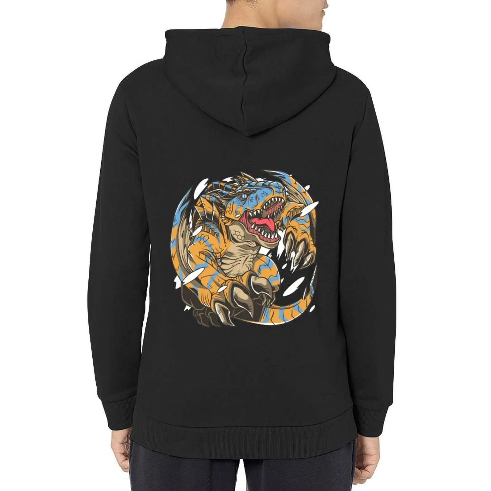 

Monster Hunter - Tigrex Hoodie korean clothes men's coat men's winter sweater mens designer clothes japanese hoodie