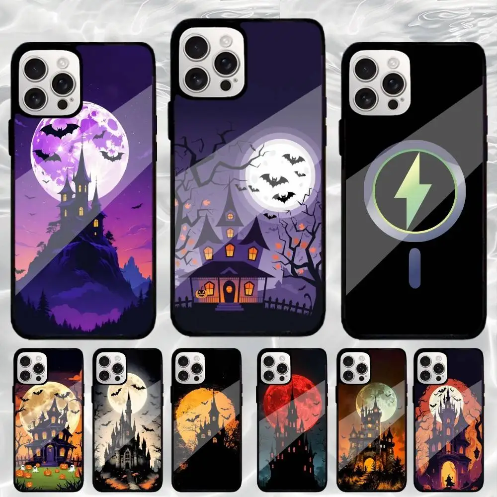 

C-Castle halloween Phone Case For iPhone17,16,15,14,13,12,11 Plus,Pro Max Magnetic Magsafe Wireless Charging