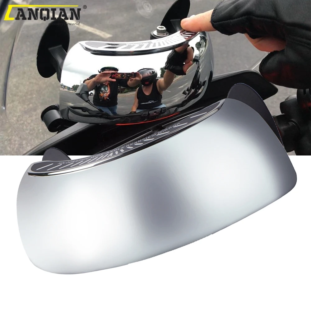 

Motorcycle Accessories 180 Degree wide-angle rearview mirror For BMW F650 F 650 Dakar ST CS GS Protection Blind Spot Mirror