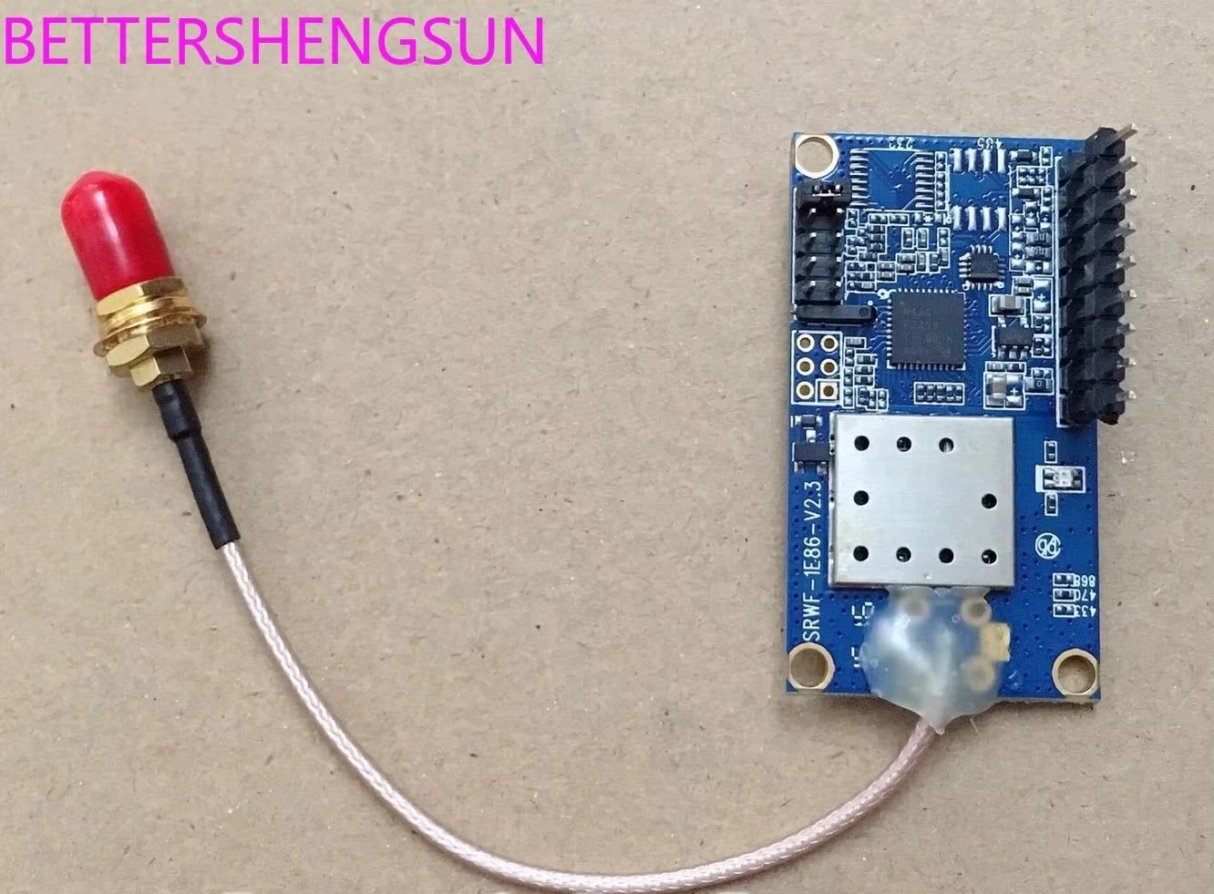 SRWF-1E86 Main Control M430F2350 + Si4432 Internet of Things Wireless Ad Hoc Network Data Transmission Module