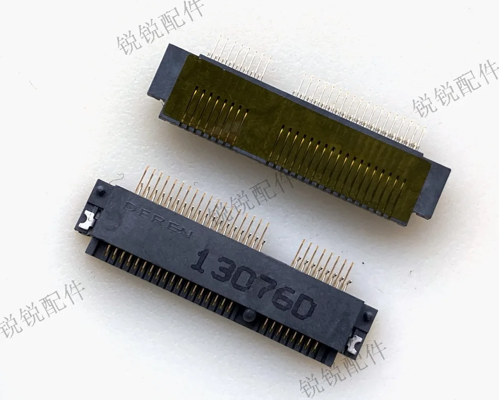 For MINI PCIE slot 52P network interface card socket, sinking plate NGFF interface card slot msata connector, gold plated