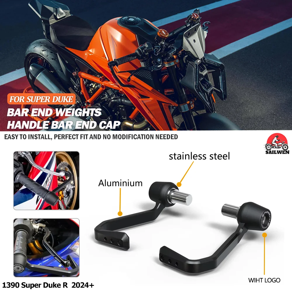 

НОВИНКА ДЛЯ 1390 Super Duke R 2024 + аксессуары для мотоциклов, комплект защиты рычага тормоза и сцепления