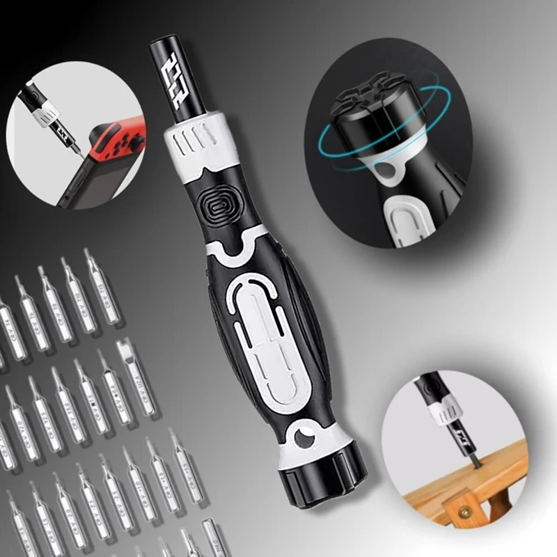 Jeu de tournevis de précision avec pince à épiler, kit d'outils de réparation, téléphone, ordinateur portable, PC, appareil photo, console de jeu, lunettes