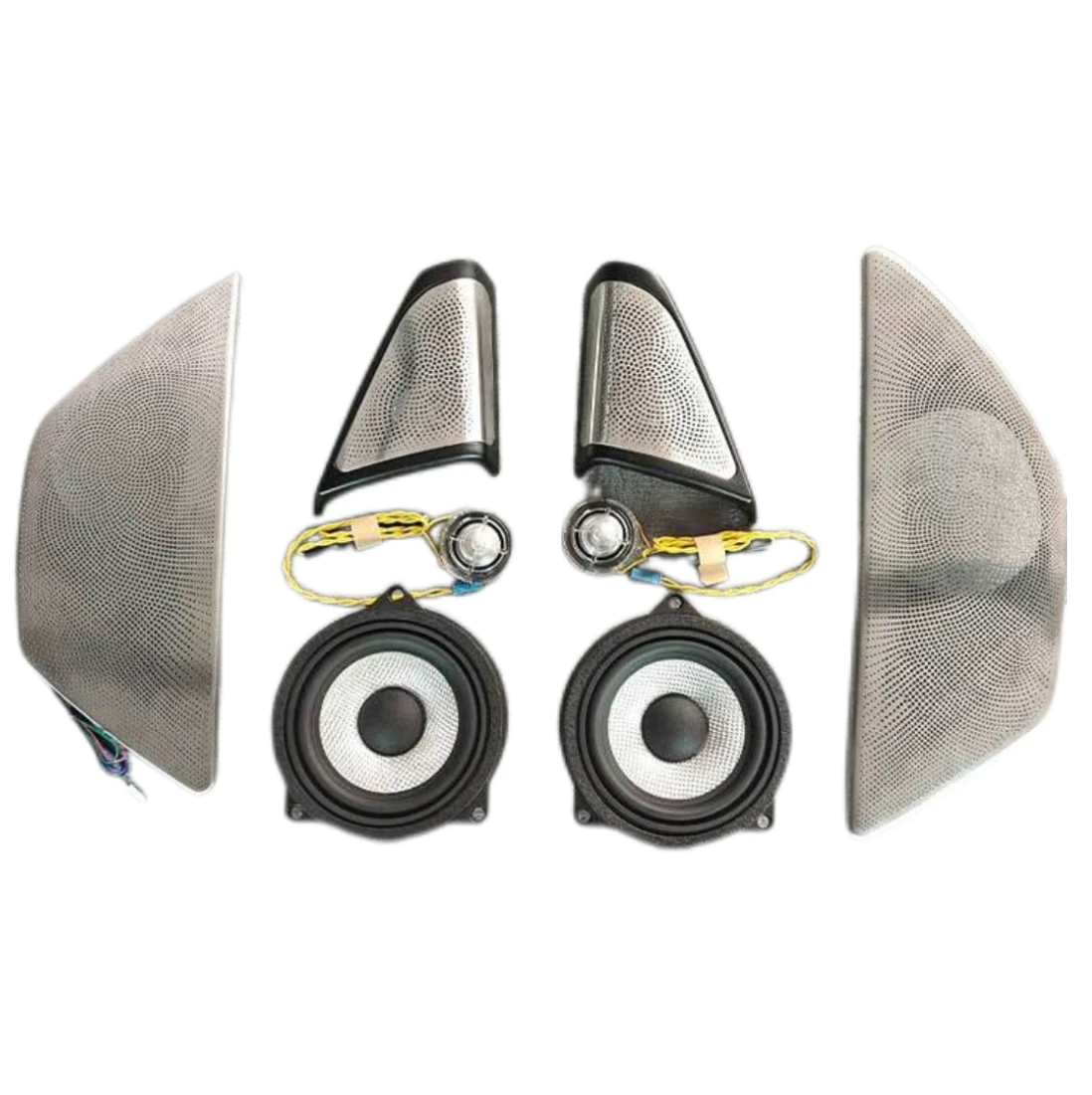 64 Color Carbon Fiber Rotary Speaker Cover Symphony Ambient Light Interior Decor for 2018 2023 5 Series G30