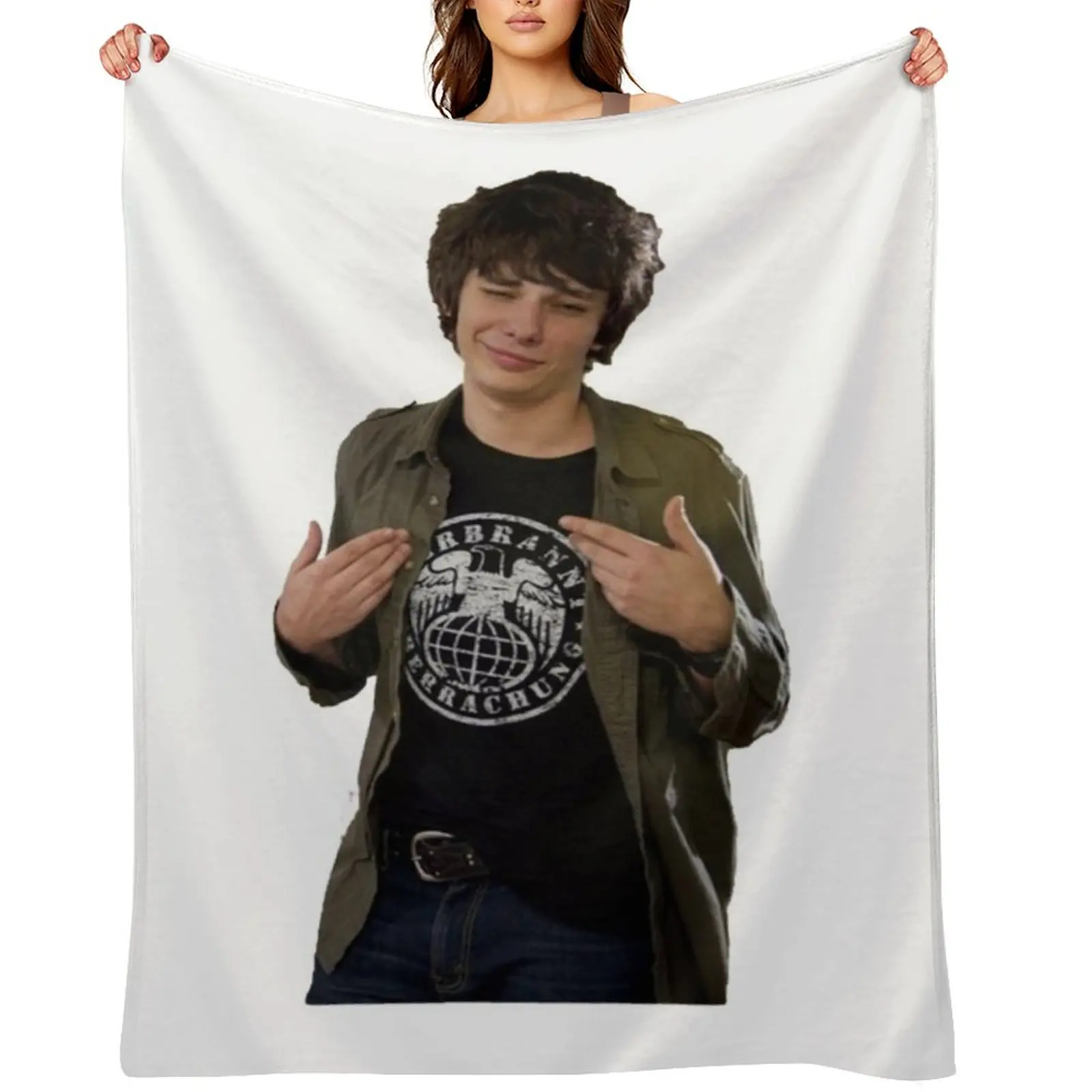 

Rodrick Heffley Throw Blanket Extra Large Throw Custom Weighted Plush Blankets