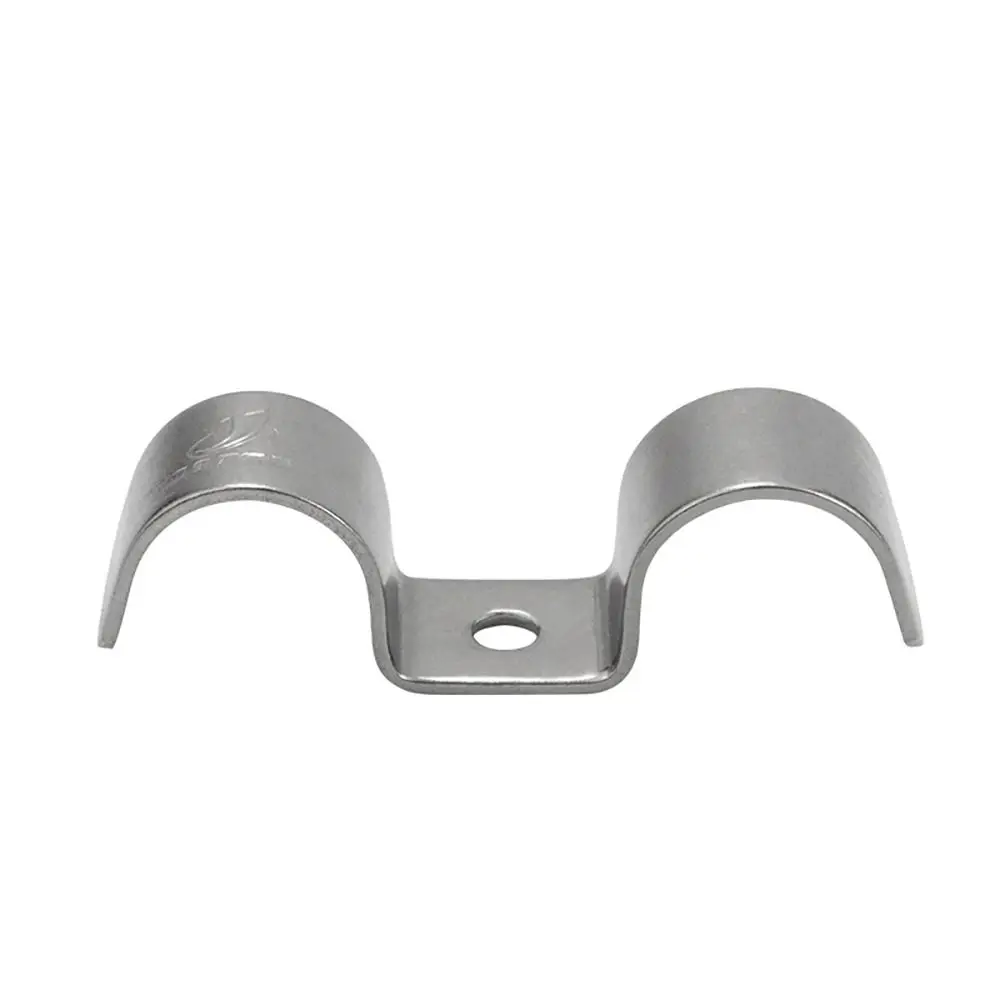 1Pcs M-Type Pipe Clamp Saddle Buckle 304 Stainless Steel Horseback Pipe Double Side M6-M32 Throat Hoop