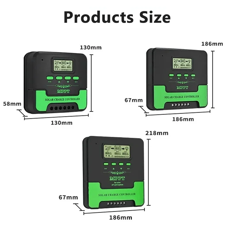 10A/20A/30A/40A/50A/60A MPPT Solar Charge Controller With WiFi 12V/24V Auto Solar Panel Charge Regulator Max PV Input 100VOC