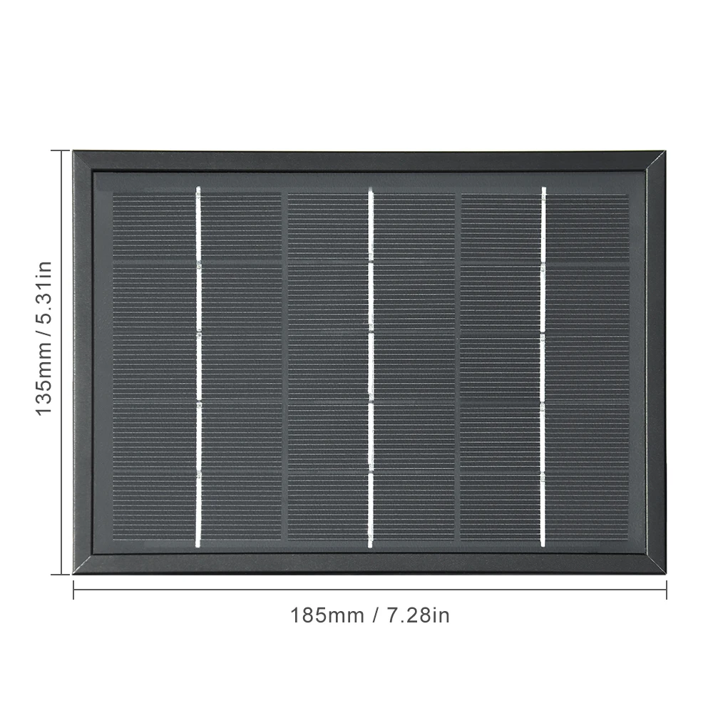 Glass Solar Panel Szklany Panel słoneczny 3W 7.5V rozmiar: 185x135x17MM ładowarka do lampa domowa, pompa solarna Mini ogniwa wodoodporna wysoka