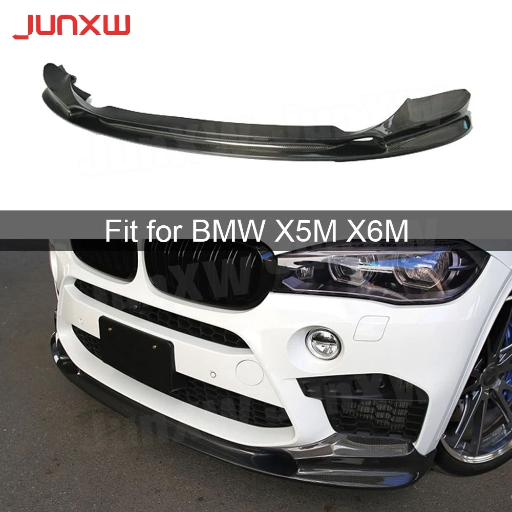 

Carbon Fiber Front Bumper Lip Spoiler Splitter For BMW X5M X6M F85 F86 2015 2016 2017 2018 Car Styling