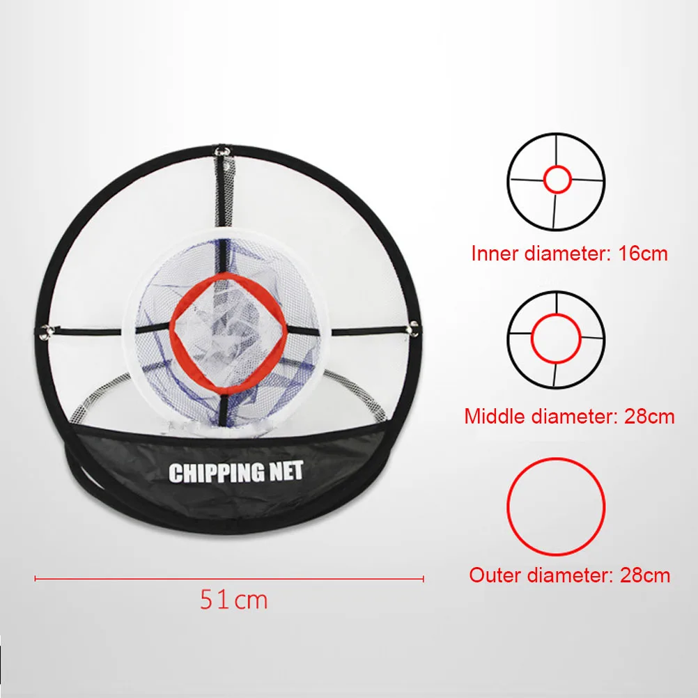 Pop Up Golf Chipping Net, Ajudantes portáteis, Treinamento Indoor e Outdoor, Prática Net