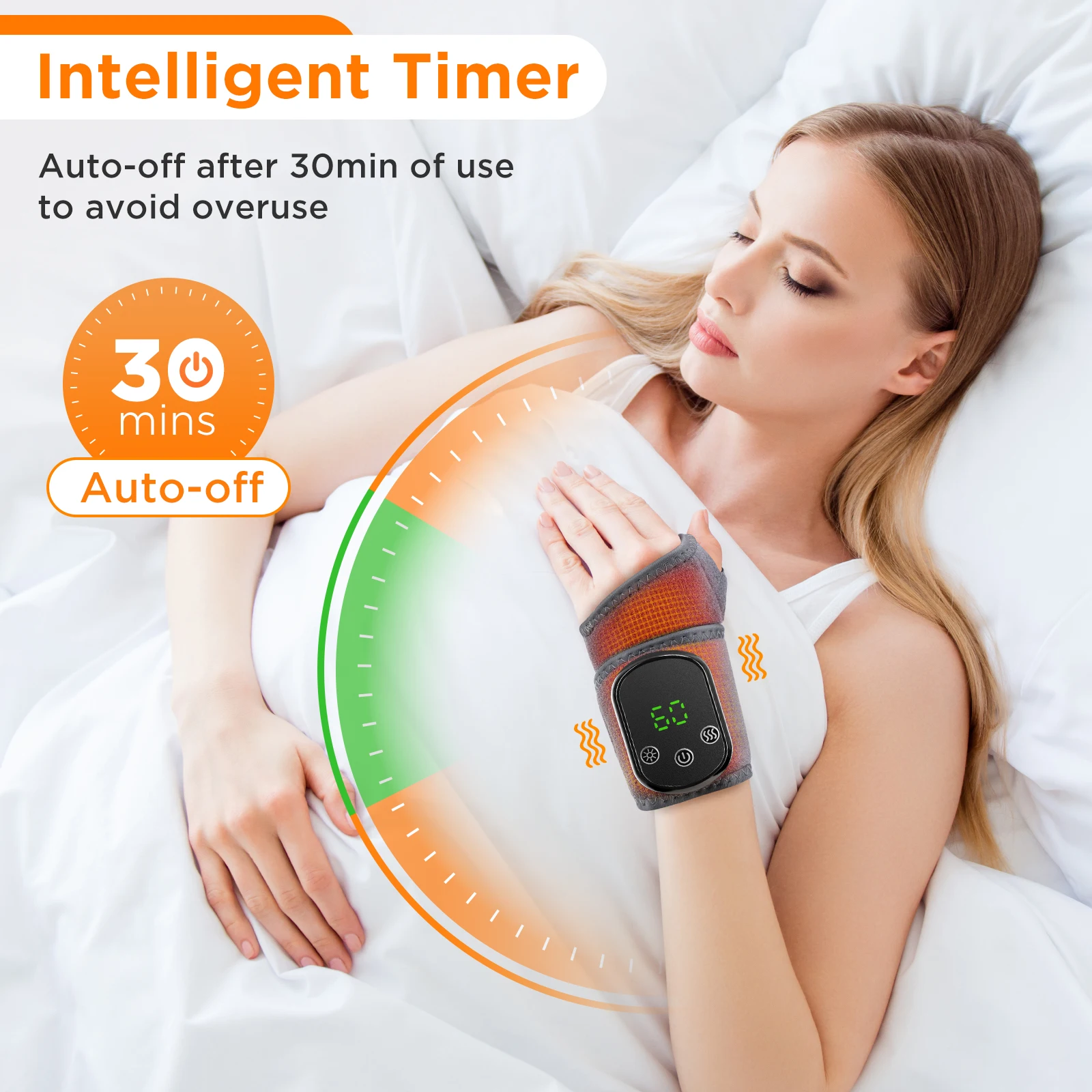 Electric Heating Wrist Massage - Wrist Wraps review and price
