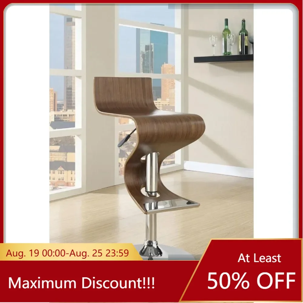 Coaster Furniture Adjustable Bar Stool Walnut