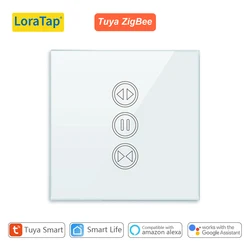 LoraTap Tuya Smart Life ZigBee 3.0 interruttore tenda per tapparella motore elettrico Google Assistant Alexa controllo vocale