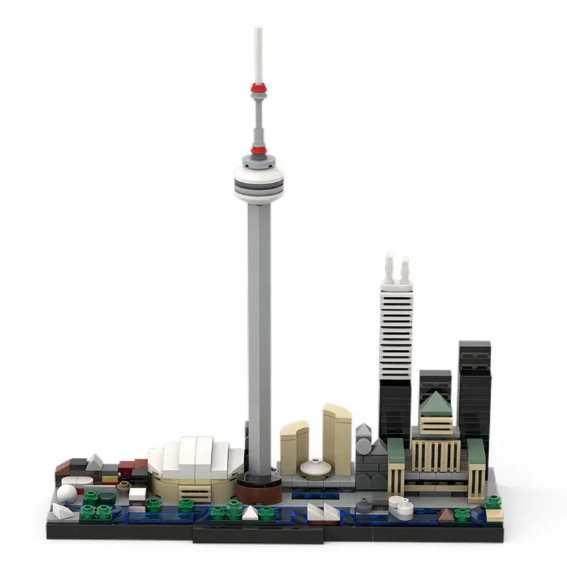 Building Block MOC-156914 Urban Skyline Building Model 429PCS Adult and Children's Puzzle Education Birthday Christmas Toy Gifts