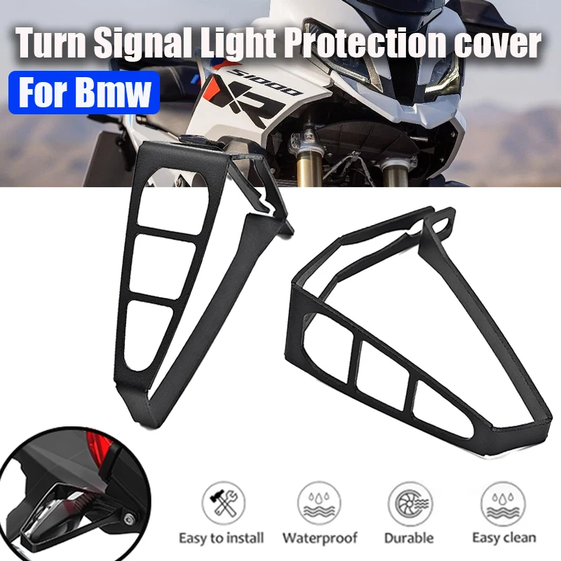 

Turn Signal Light Shields Lamp For BMW R1200 R1250GS ADV F850GS S1000XR Front Rear Turn Signal LED Light Protection Cover 2019-