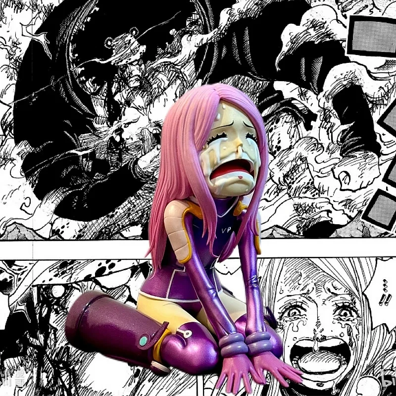 

10cm Anime One Piece Figure Crying Jewelry Bonney Action Figures Egg Tip Island Pvc Collection Model Statue Toys Doll Kids Gifts