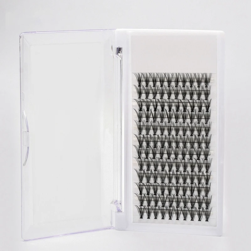 120-Pack Diy Cluster Lash Gesegmenteerde Single Lash Extension Bundel Make-Up Tool