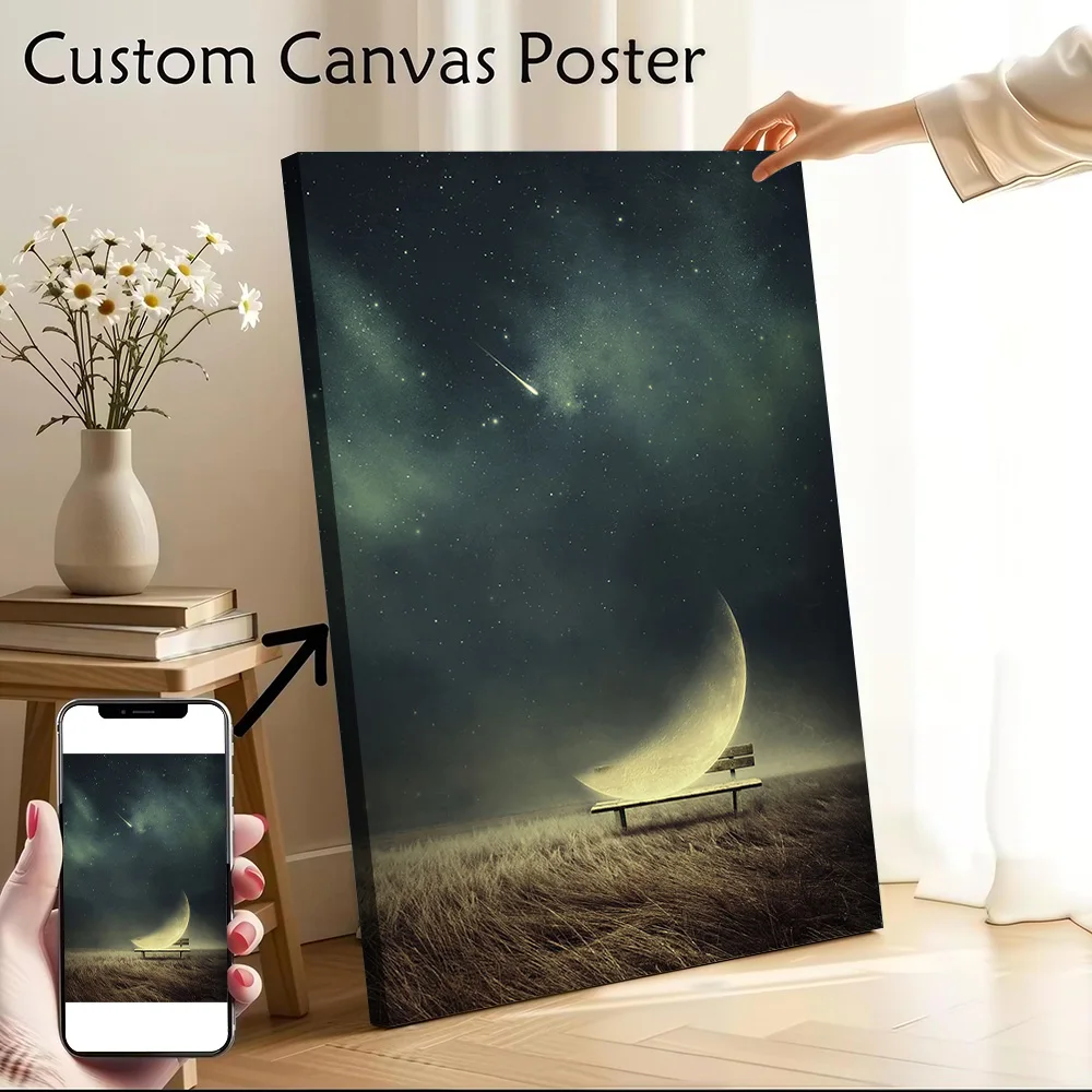 I Wish.. Canvas Poster Customizable Pictures Wall Art Canvas Painting for Room Decorating Interior Decoration Home Decorations