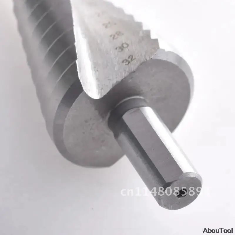 

Spiral Pagoda Drill Triangular Shank High-Speed Steel Multi-Function Hole Opener Set Hand Electric Drill Reaming Step Drill Bit