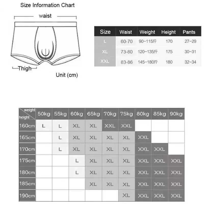 남성용 브랜드 섹시한 속옷, 부드러운 하이 스트레치 원단, 통기성 항균 3D 가방, 힙 리프트 단색 속옷