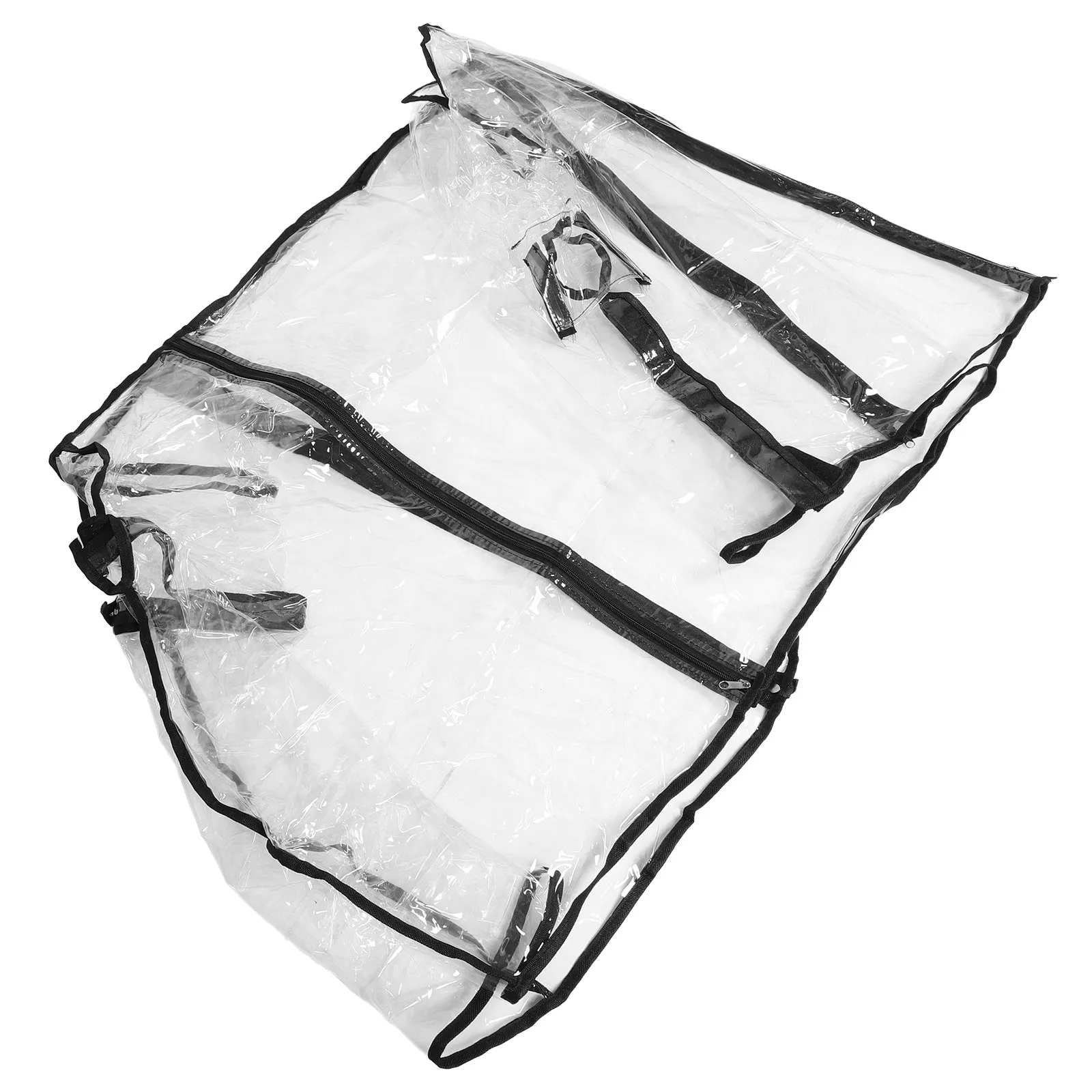 

Universal Waterproof Outdoor Camping Wagon Rain Cover Foldable Clear Plastic Canopy Attachment for Garden Cart Stroller
