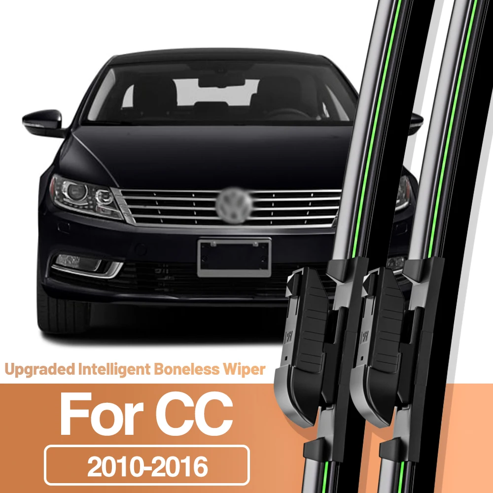 

2pcs For Volkswagen VW CC 2010-2016 Front Windshield Wiper Blades Windscreen Window Accessories 2011 2012 2013 2014 2015