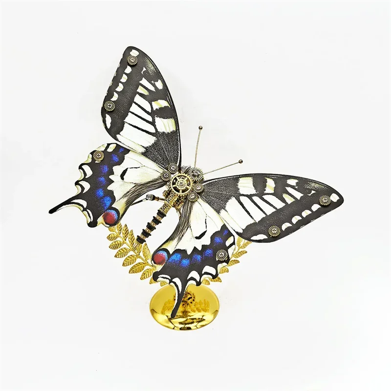 3D Puzzle Butterfly Metal Building Model Kits for Adults Kids Mechanical Steampunk Insects Toys DIY PUNK Assembly Toy - 100+PCS